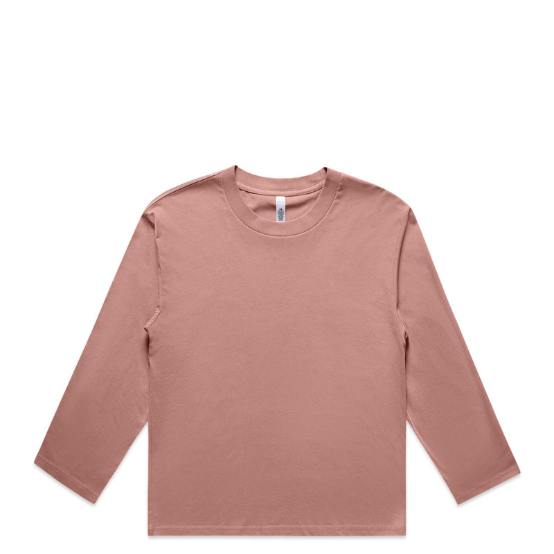 Women's Martina L/S Tee in Hazy pink