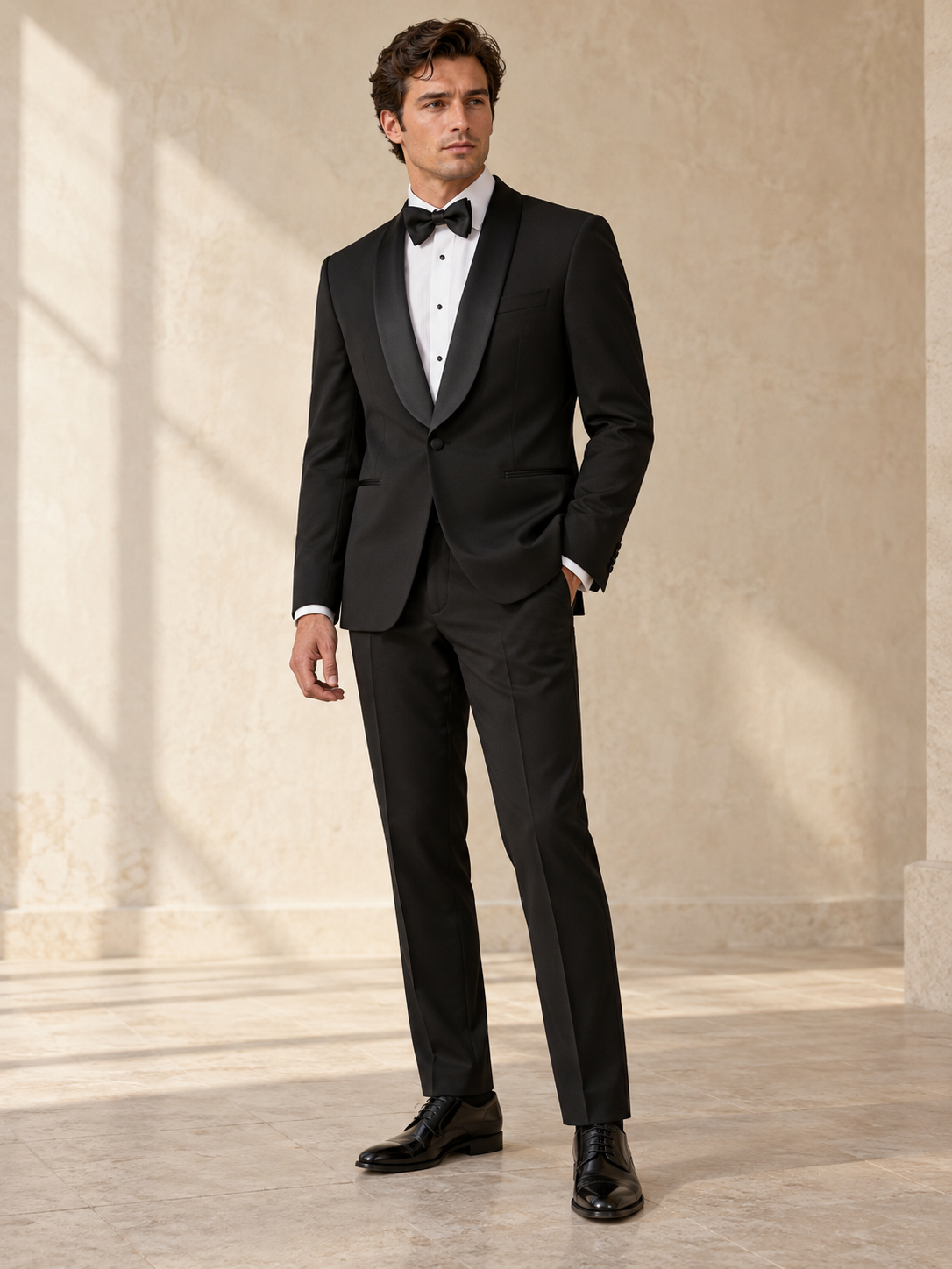 Black Evening Tuxedo — design visualization