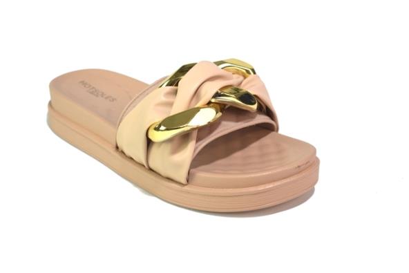 Women’s Slides & Flip-flops LLE-9140 in Nude