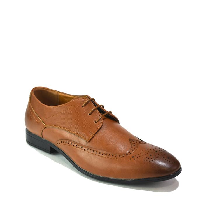 Men’s Lace-up Shoes MSH-9112 in Tan