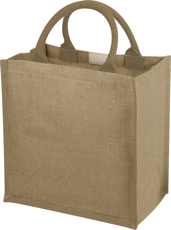Chennai jute tote bag 16L in Natural