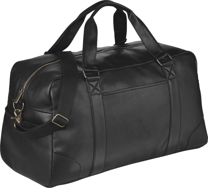 Oxford weekend travel duffel bag 25L in Black